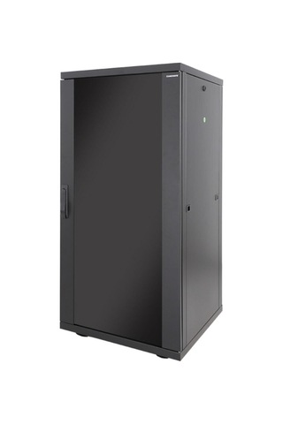 Canovate 27u 800x800mm 19'' Dikili Tip Network Rack Kabinet Siyah Flatpack 2 Yıl Üretici Garantili