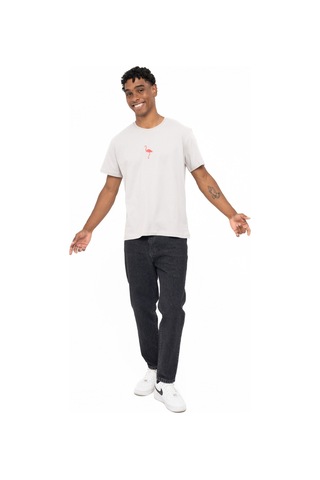 Watchofroyal Flamingo T-shirt Gri