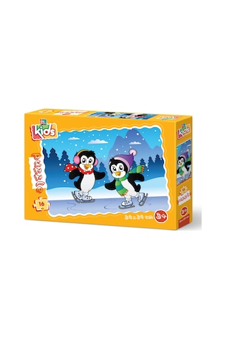 Yappuzz Patenci Penguenler 16 Parça Çoçuk Puzzle