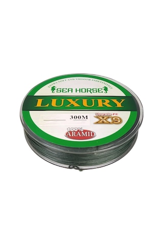 Luxury 9x 300m İp Misina Yeşil 0.14mm