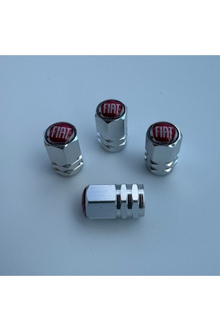 Fiat / Tofaş Şahin İle Uyumlu Logolu Alüminyum Altıgen Sibop Kapağı Takım