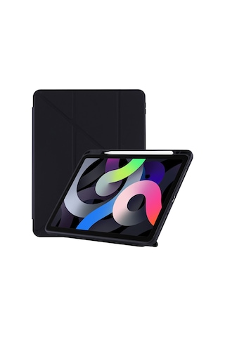 Xiaomi Pad 6 11 İnç 2023 Uyumlu Kılıf Katlanır Kalemlikli Standlı Uyku Modlu Akıllı Kapak Origami Kılıf