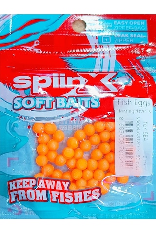 Spıınx Balık Yumurtası 6mm 70p Uv Orange Glow