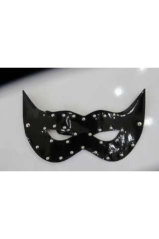 River World Siyah Renkte Göz Maskesi Deri