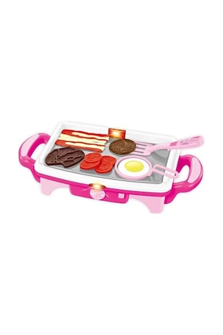 Işıklı Aksesuarlı Teppenyaki Izgara Pembe