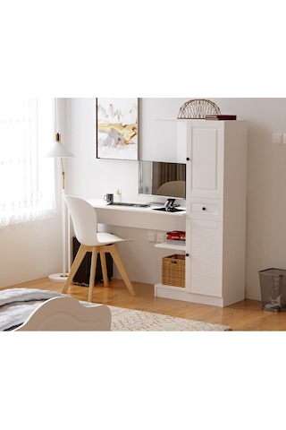 Rabi Mobilya İzel Country Çalışma Masası Beyaz