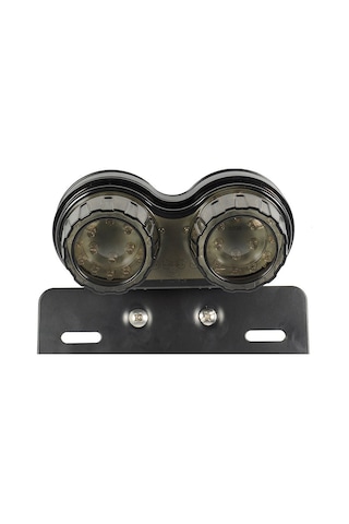 Xindoker 12v Led Motosiklet Arka Feneri - Fren, Plaka Ve Sinyal Işığı Kombinasyonu Gri/kırmızı Kabuk Seçenekli