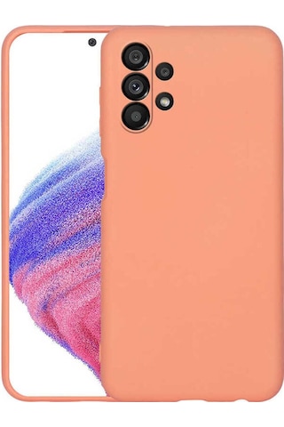 Samsung Uyumlu Galaxy A73 Kılıf Zore Mara Lansman Kapak Turuncu