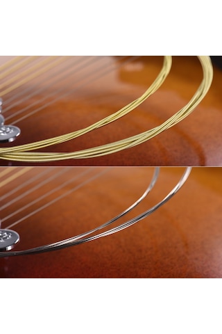 Ruicoo Alice Am04 Mandolin Teli Seti - Nikel Kaplı Çelik Işık Teller Ve Kaplı Bakır Alaşımlı Sarılmış Teller - Net Ve Parlak Ses