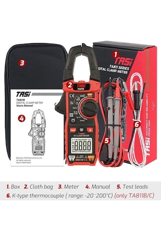 Didadodo Tası Ta811a Pens Metre Yüksek Doğruluk Ac Gerilim Ampermetre