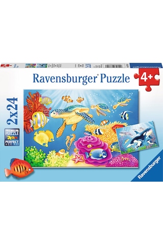 Ravensburger Puzzle 2x24 Parça Under The Sea 78158