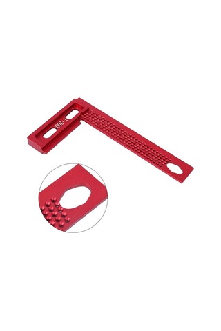 Besthome1 T-200 Ahşap Ölçme Aleti, Alüminyum Alaşımlı, Dayanıklı, Koruyuculu, Hassas İşaretleme, Kaydırmalı T-cetvel