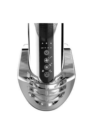 45 Cm Uzaktan Kumandalı Duvar Vantilatörü 55w Krom Metal Gövde Lcd Ekranlı 3 Kademeli Hız Ayarlı 70 Salınımlı