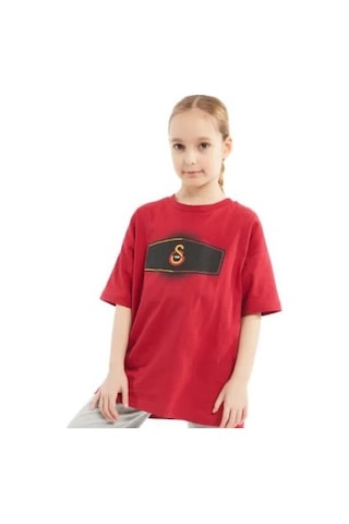 Galatasaray Lisanslı Kırmızı Çocuk T-shirt KIrmızı
