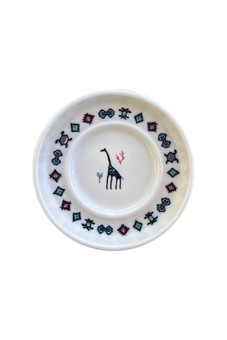 Porser Porselen Hitit Sefa Çay Tabağı Takımı 10cm 6 Parça Bns6ctprs1237 Çok Renkli