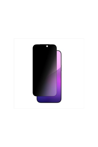 Apple Uyumlu iPhone 17 Pro Max Amazingthing Titan Privacy İz Bırakmayan Temperli Ekran Koruyucu Siyah