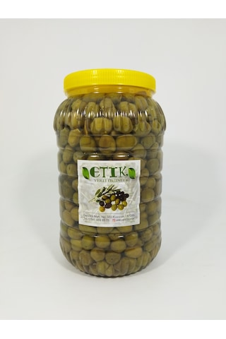 Etik Yerli Ürünler Gemlik Cinsi Kırma Tatlanmış Zeytin 3 KG