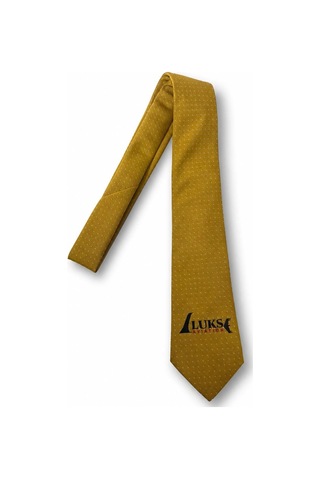 Crewturk Kravat "luks Aviation" Sarı Desenli