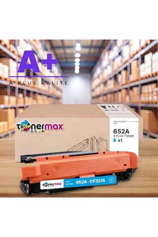 Hp 652a Cf321a Mavi Uyumlu Toner A Plus / Color Laserjet Enterprise M651 / Flow Mfp M680