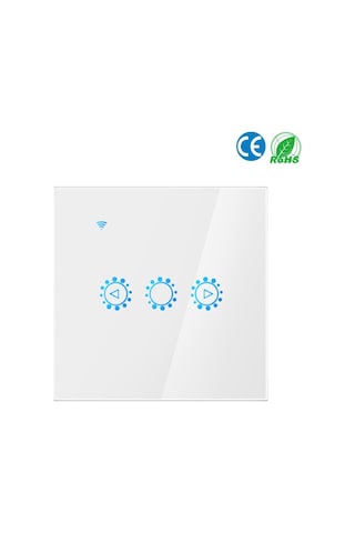 Moveevo Akıllı Wifi Dimmer Anahtarı - Uzaktan Kontrol, Ses Komutu Ve Zamanlayıcı İle Aydınlatma Yönetimi Beyaz