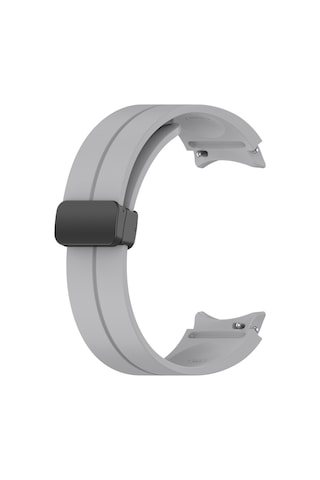 Galaxy Watch 4 44mm Uyumlu Krd-84 Uyumlu Zore Kordon-gri