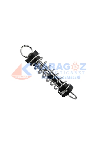 KROM TAKVİYELİ HALAT ESNETME YAYI ÇAP:60MM BOY:300MM KROM TAKVİYELİ HALAT ESNETME YAYI ÇAP:60MM BOY:300MM
