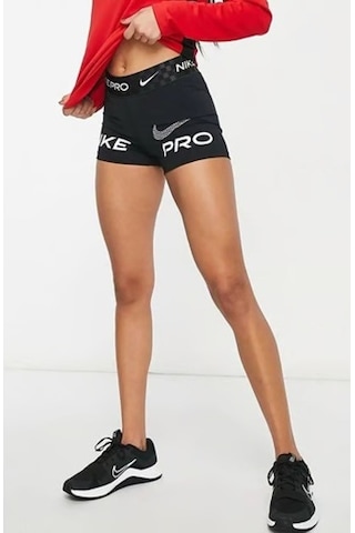 Nike Pro Dri-fit 3in Kadın Siyah Antrenman Şortu-sportxstore