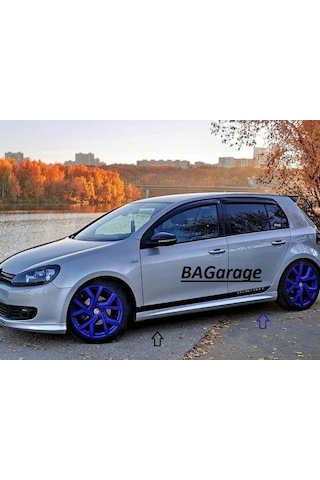 Vw Golf 6 Yan Marşpiyel Takımı - R Model - Plastik