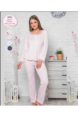 Limissi 406 Pembe Hamile Lohusa Pijama Takımı