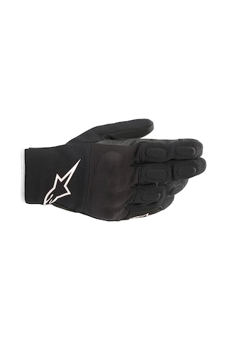 Alpinestars S-max Drystar Wp Korumalı Motosiklet Eldiveni Siyah Beyaz