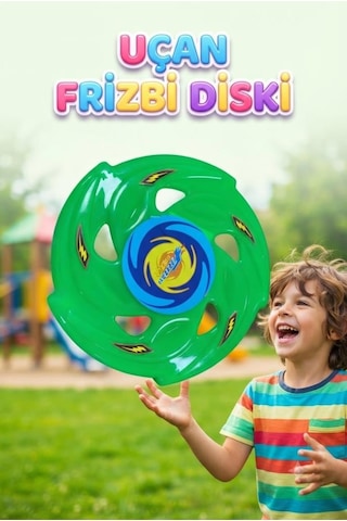 Kolay Kavranır 22 Cm Profesyonel Uçan Disk Frisbee - Açık Alan Park Ve Plaj Oyuncağı