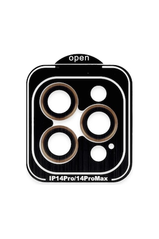 Joko iPhone Uyumlu 15 Pro Max Pvd Metal Kamera Lens - Turuncu