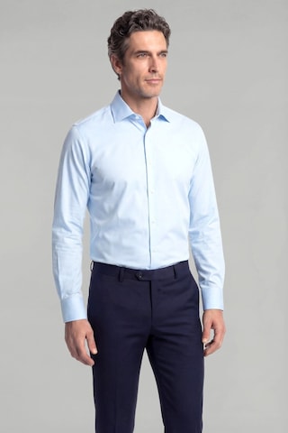 Bisse Regular Fit Klasik Yaka Cepsiz Mavi Erkek Gömlek Gmkls4kc242059 D35 Mavi
