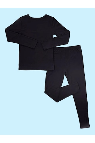 Tezzgelsin Erkek Çocuk Termal Alt Üst İçlik Takımı Siyah