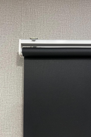 Stor Perde İthal Mat Polyester Siyah Siyah