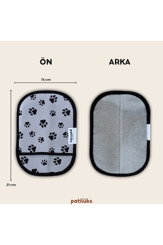Patilüks Kedi Köpek Tüy Toplayıcı Eldiven Kıyafet Koltuk Halı İçin Yıkanabilir Temizleme Eldiveni