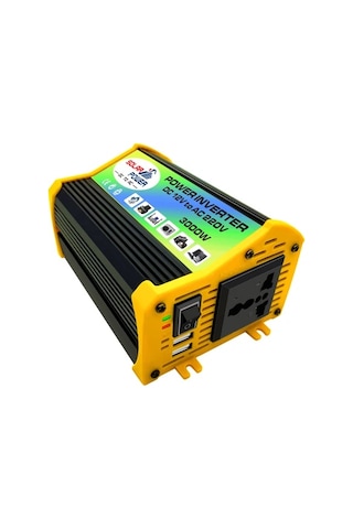 Wezone 3000w Modifiye Sinüs İnvertör: 220v Çıkış, Usb Şarj, Çoklu Koruma, Taşınabilir Güç Çözümü