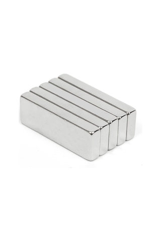 5 Adet 30Mm X 10Mm X 5Mm Köşeli Süper Güçlü Neodyum Mıknatıs N11.24453