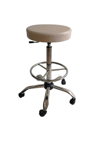 Bar Taburesi Krom Yıldız Ayaklı Çemberli