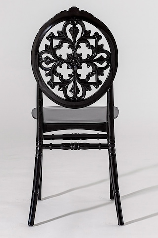 4 Adet Venüs Sandalye Mat Siyah - Mutfak / Balkon / Bahçe Sandalye