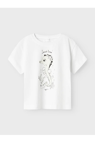 Name It Nmfzosigne Nreg Ss Top Kız Çocuk T-shirt 13239687 Beyaz