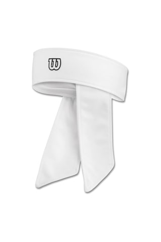 Wilson Dri Fit Head Tie Bandana Tenisçi Kafa Bandı Beyaz Wr500110
