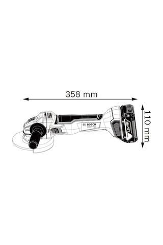 Bosch Professional GWS 18V-10 Akülü Taşlama Makinesi (Akü ve Şarj Hariç) - 06019J4002