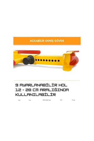 Tosbai Karavan Araç Teker Kilidi , Motor, Tekne, Araba, Römork Teker Kilidi Hırsızlığa Karşı Güvenlik