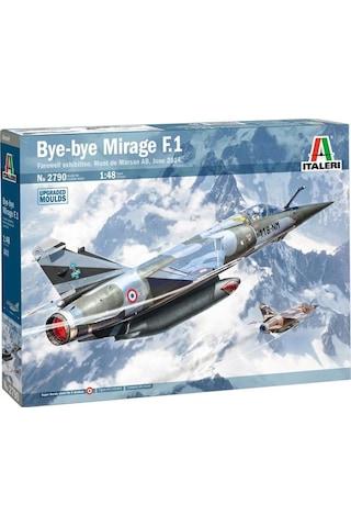 Italeri 2790s 1/48 Bye Bye Mirage F1 Savaş Uçağı Demonte Plastik Maketi