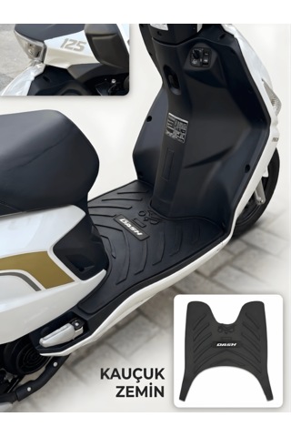 Beylini Honda Dash Hero Uyumlu Kauçuk Paspas Kaymaz Taban Su Geçirmez Kolay Temizlik Yeni Nesil Tüm Modeller