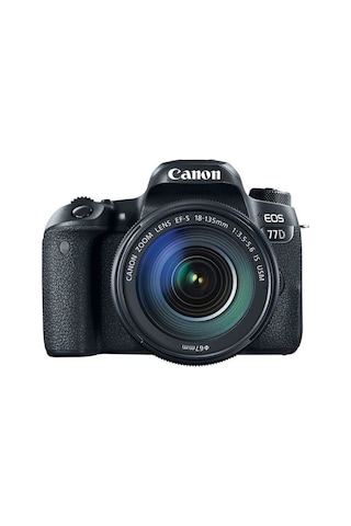 Canon EOS 77D 18-135 MM IS USM DSLR Fotoğraf Makinesi (İthalatçı Garantili)