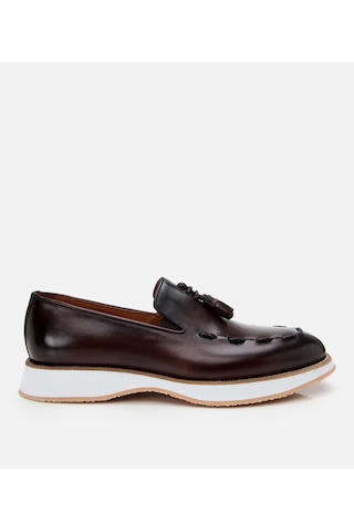 Hotiç Erkek Deri Kahverengi Püskül Detaylı Loafer 02ayh305220a480 Kahve-brown Kahverengi