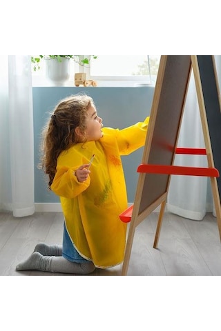 Çocuk Aktivite-Boyama Önlüğü Ikea Sarı Renk Meridyendukkan 60 Cm
