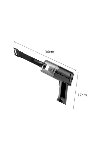 Suofeng Kablolu Araç Vakumu K-7a - Güçlü Emiş, Usb Şarj, Mini Tasarım, Çok Amaçlı Başlıklar